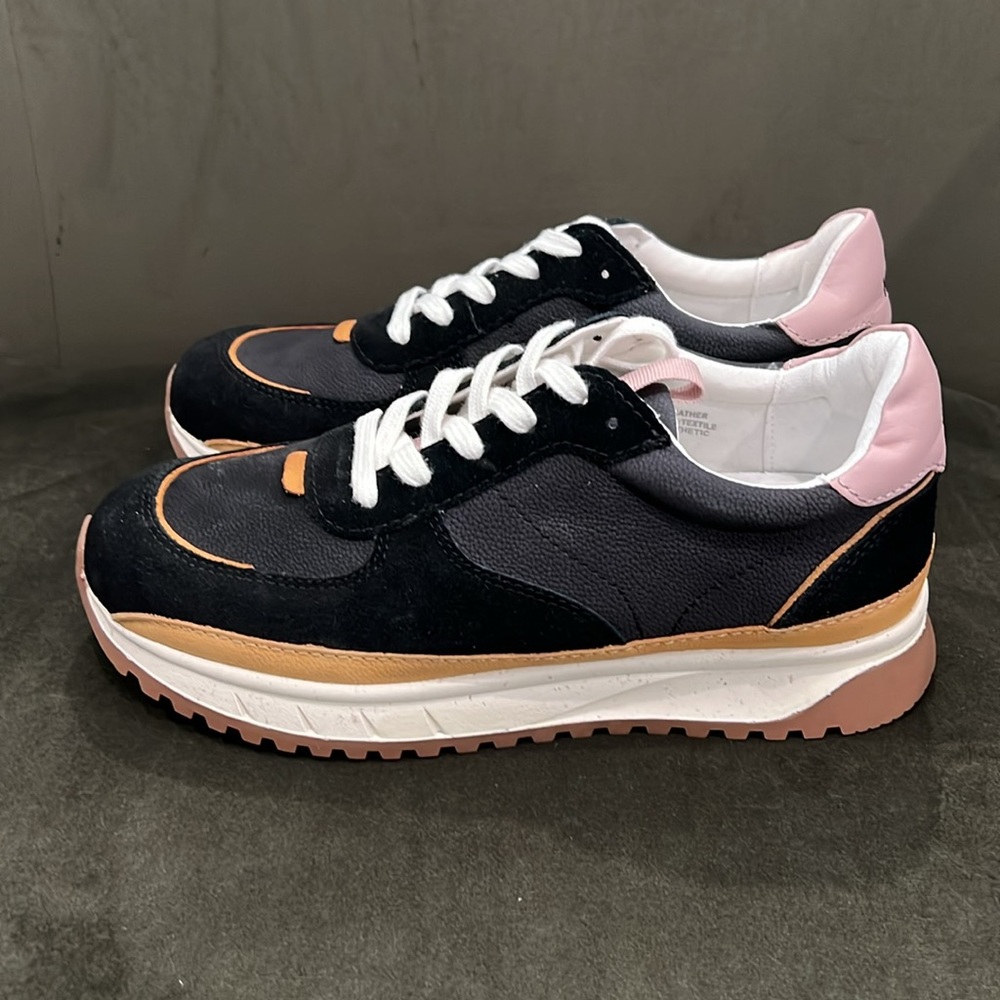 NIB Madewell Kickoff Trainer Sneakers in Nubuck Suede and Leather - Picture 4 of 14